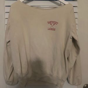 Brandy Melville Nantucket lacrosse crew neck